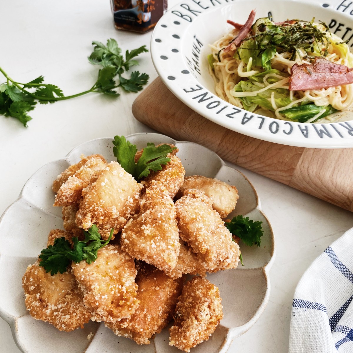 花椒腐乳義大利麵＋花椒腐乳雞 ❘ 𝘍𝘖𝘖𝘋