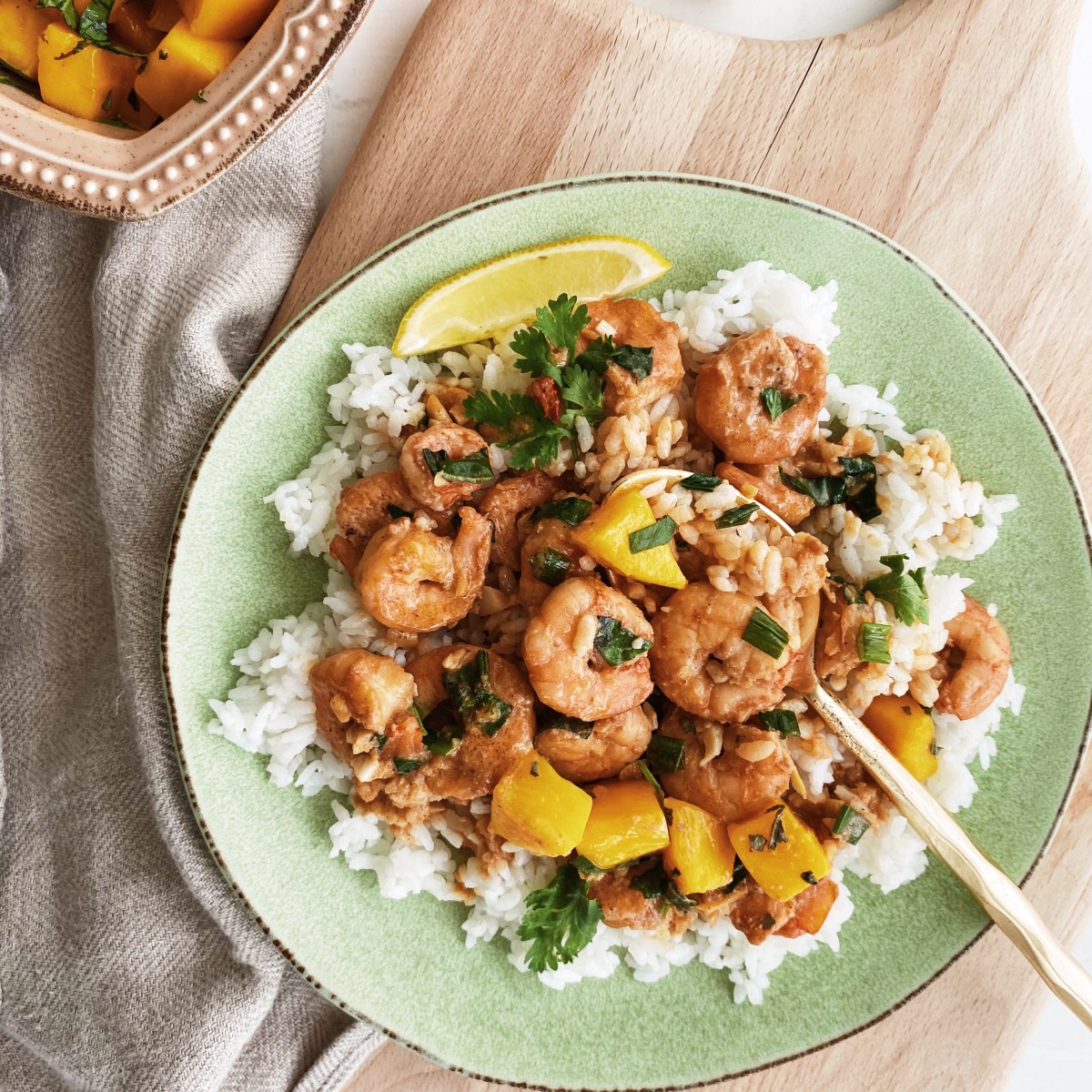 芒 果 蝦 仁 飯 ❘ 𝘍𝘖𝘖𝘋