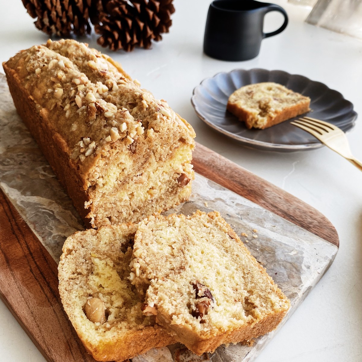 咖 啡 核 桃 磅 蛋 糕 ❘ 𝘍𝘖𝘖𝘋