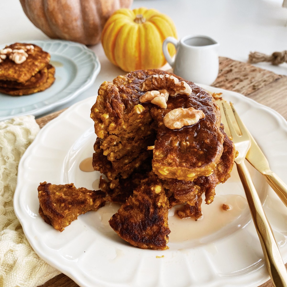 南 瓜 燕 麥 鬆 餅 ❘ 𝘍𝘖𝘖𝘋